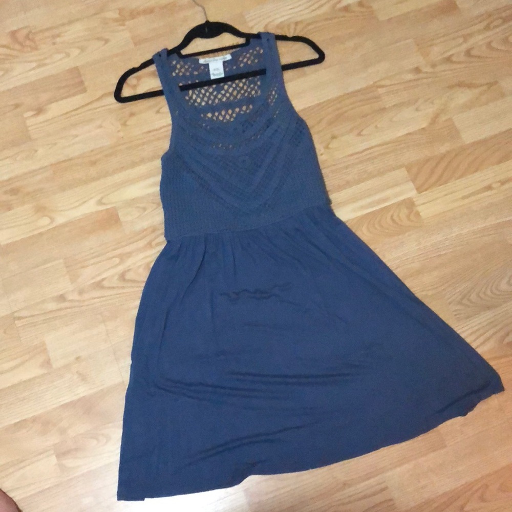 Crochet tank top dress